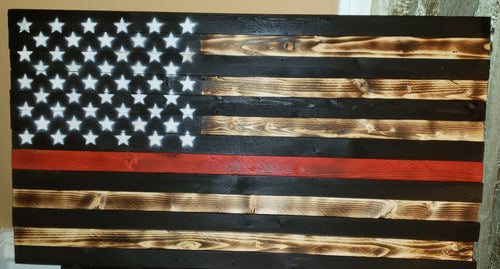 13x24 Thin Red Line 'Fire' Flag